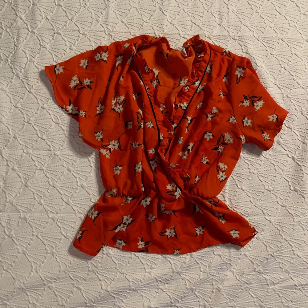 Sheer Blouse - peplum